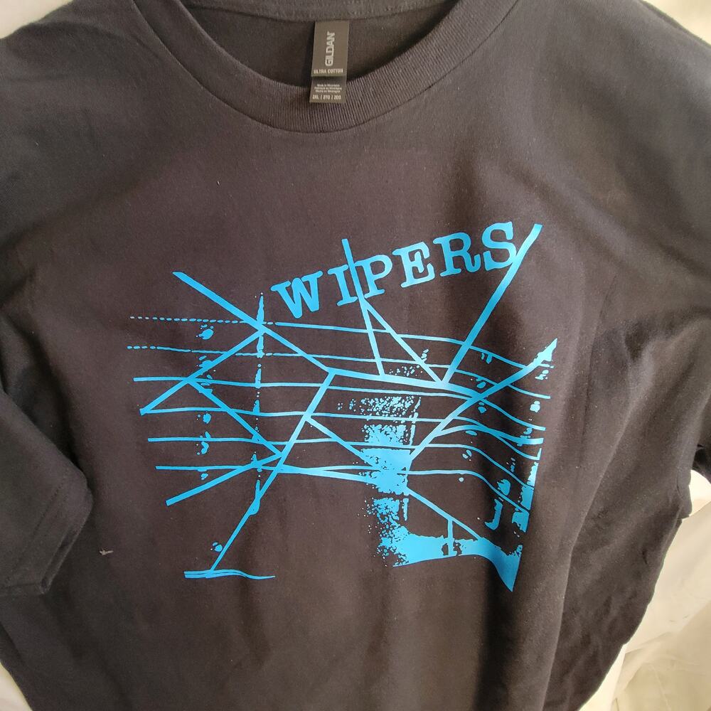 the Wipers   band   t shirt size  2xl black